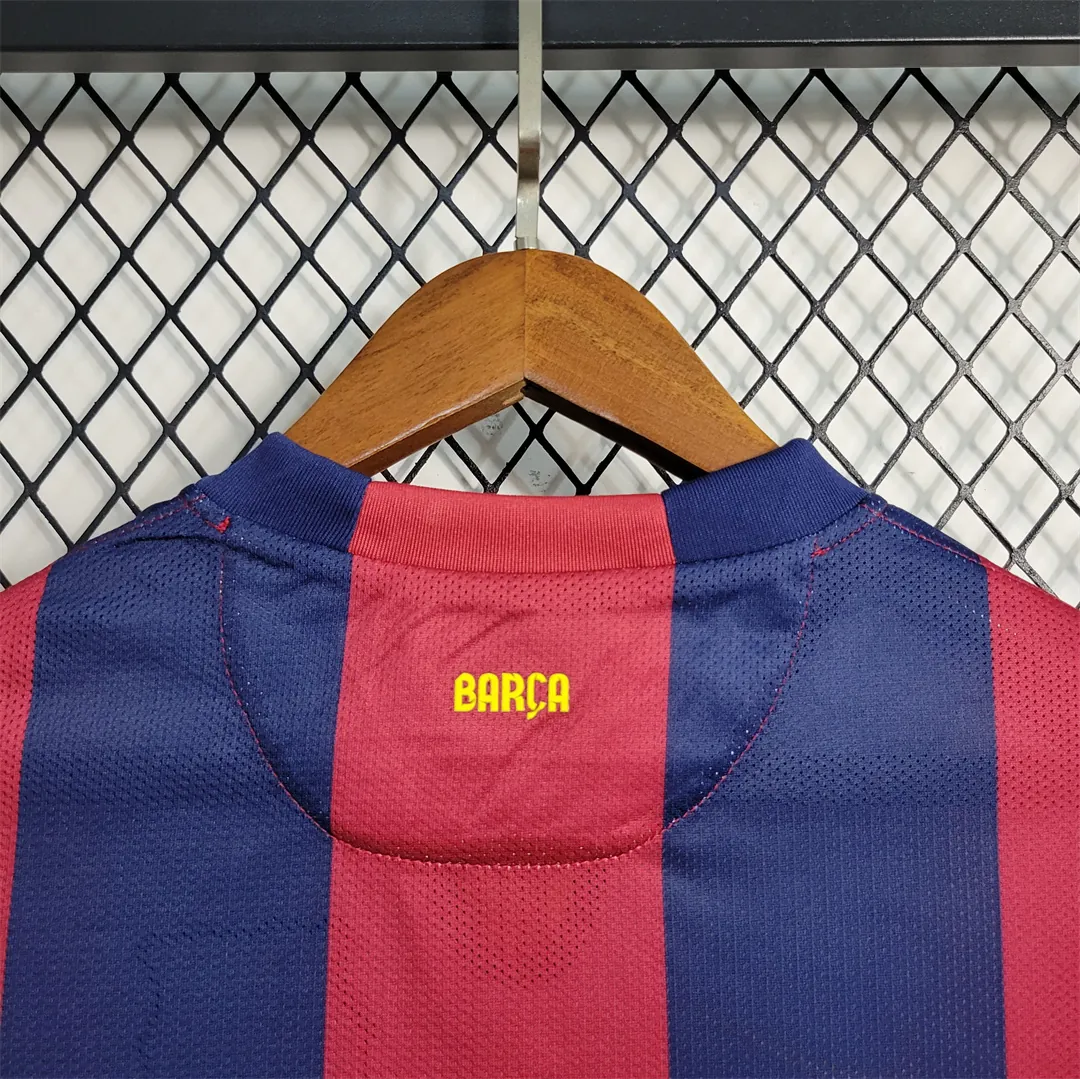 14-15 Barcelona home Long Sleeve 7
