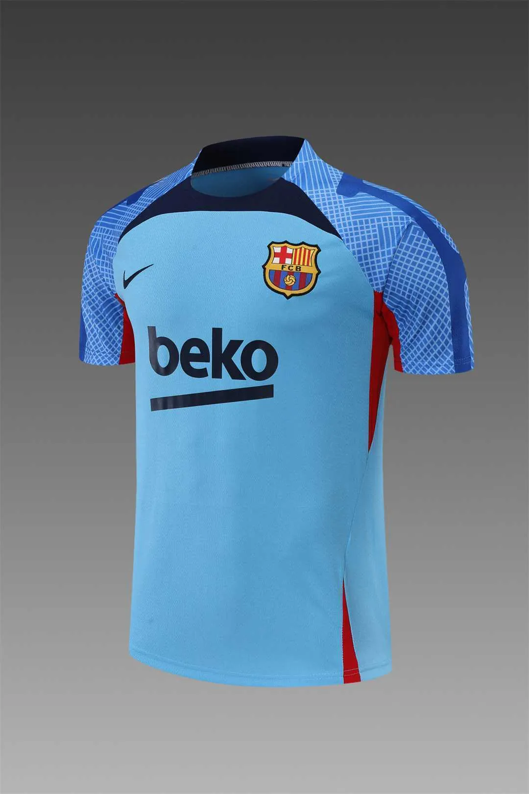 22-23 Barcelona training suit short sleeve kit blue - 3 18