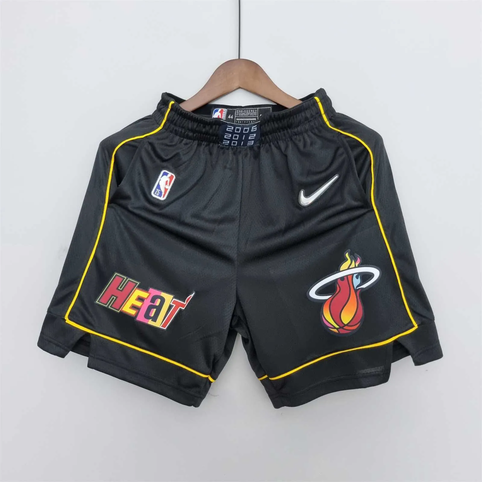 2022 Miami Heat Urban Edition Shorts Black NBA Jersey 9