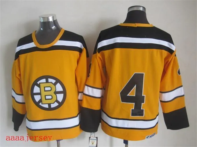 Boston Bruins retro ice hockey jersey M-3XL 波士顿棕熊队复古冰球服 5