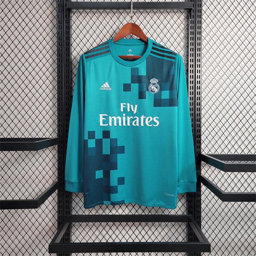 17-18 Real Madrid third away Long sleeve 8
