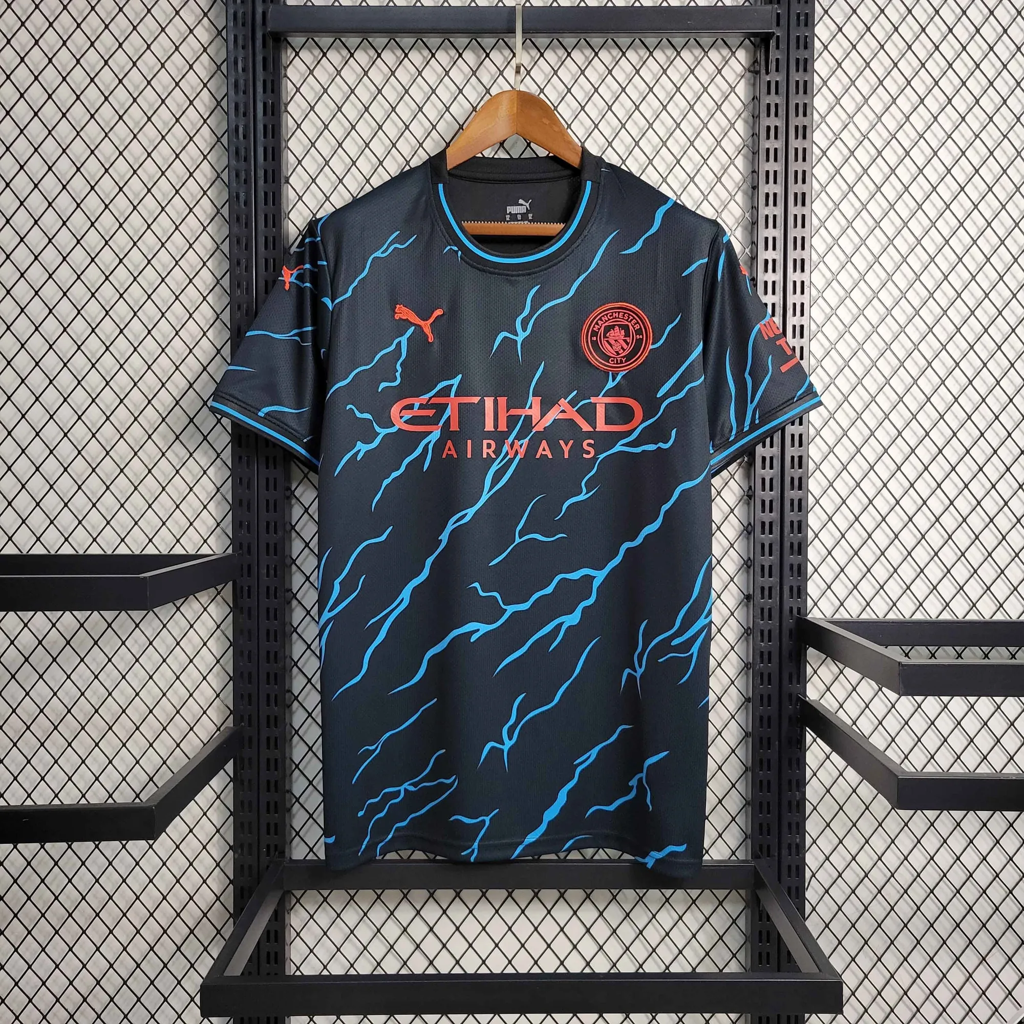 23-24 Manchester City Third away size S-4XL Soccer Jerseys 8