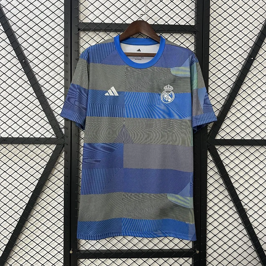 25-26 Real Madrid Training Shirt Football Uniform AAAAJersey Dropship Yupoo 8