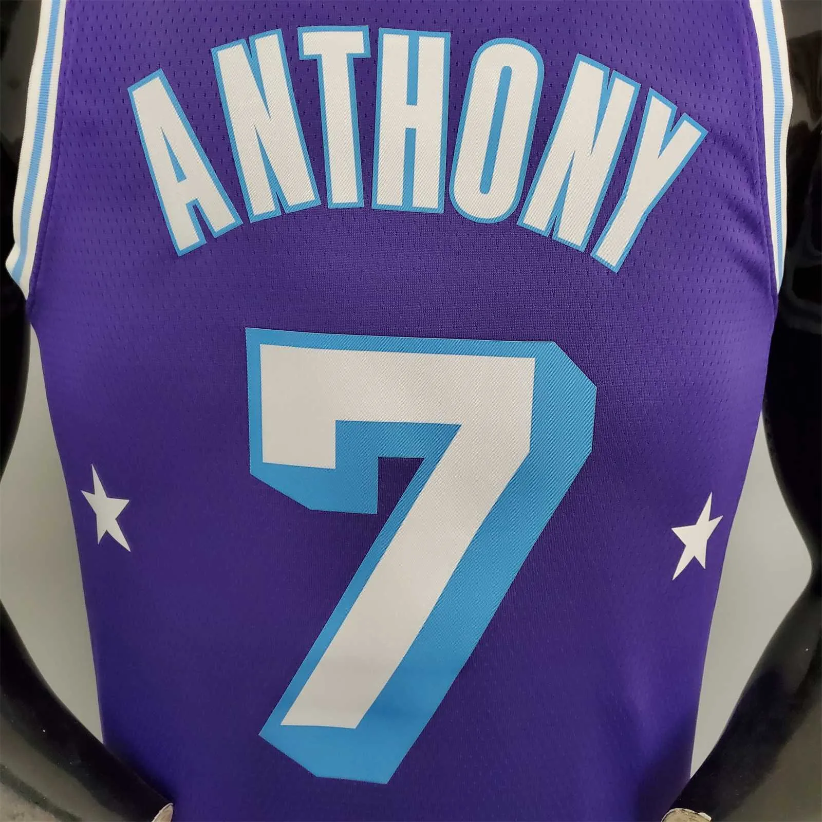 2022 75th Anniversary Anthony #7 Lakers City Edition Purple 2