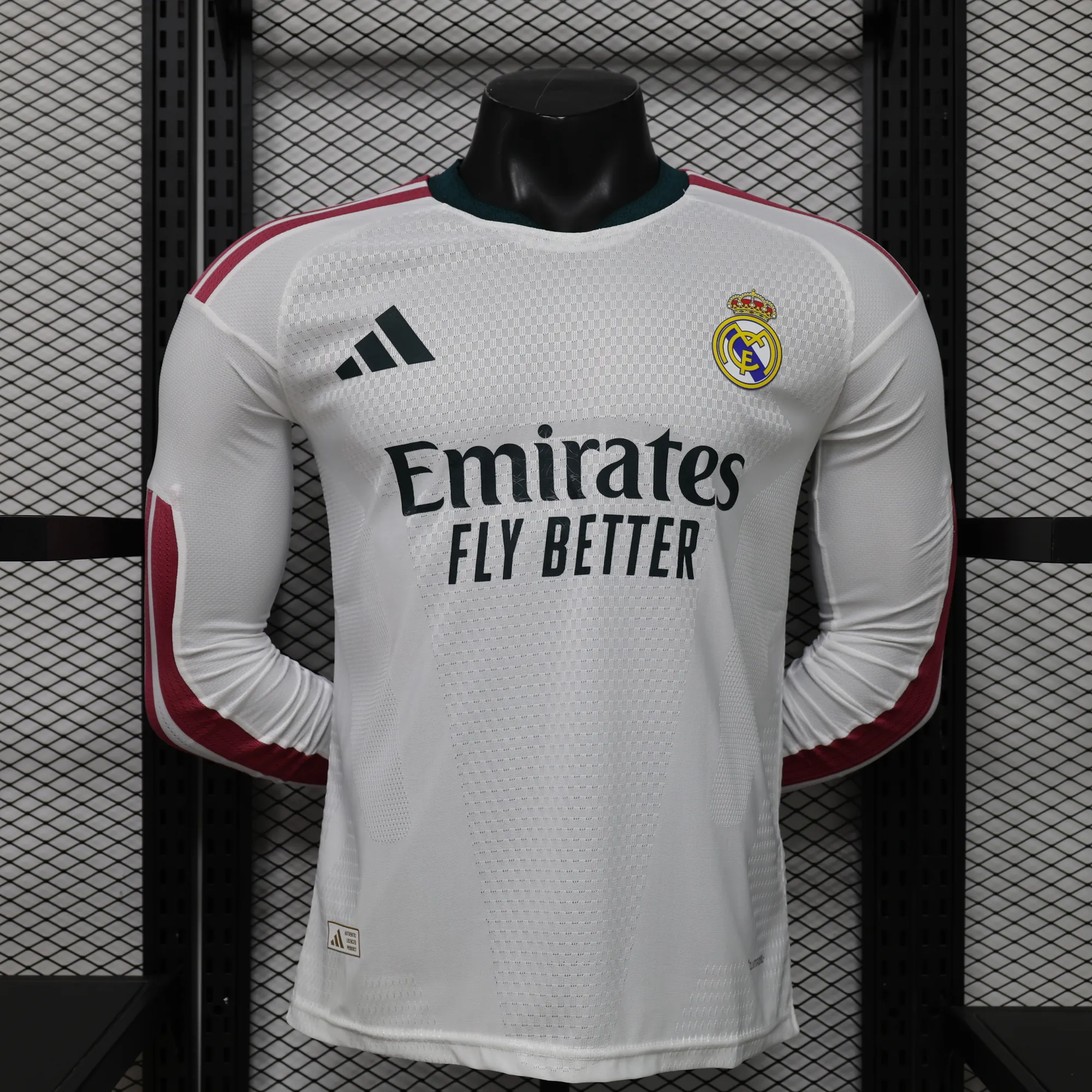 26-27 Real Madrid Mens Home Kit Player Version Football Long Sleeve Shirt AAAAJersey Supply Yupoo 9