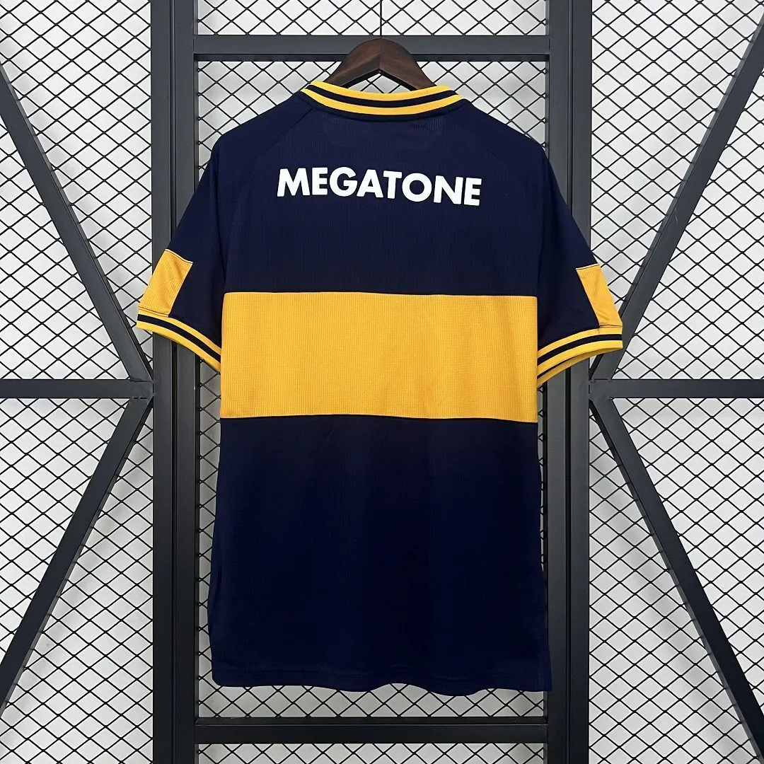 06-07 Boca Juniors Home Retro Kit Vintage Shirt AAAAJersey Dropship Yupoo 1