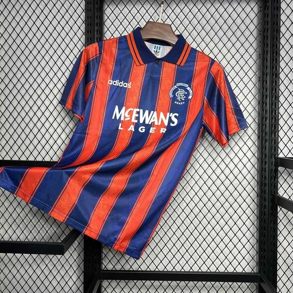 93-94 Rangers Away Retro Kit Vintage Shirt Sport AAAAJersey Yupoo 3