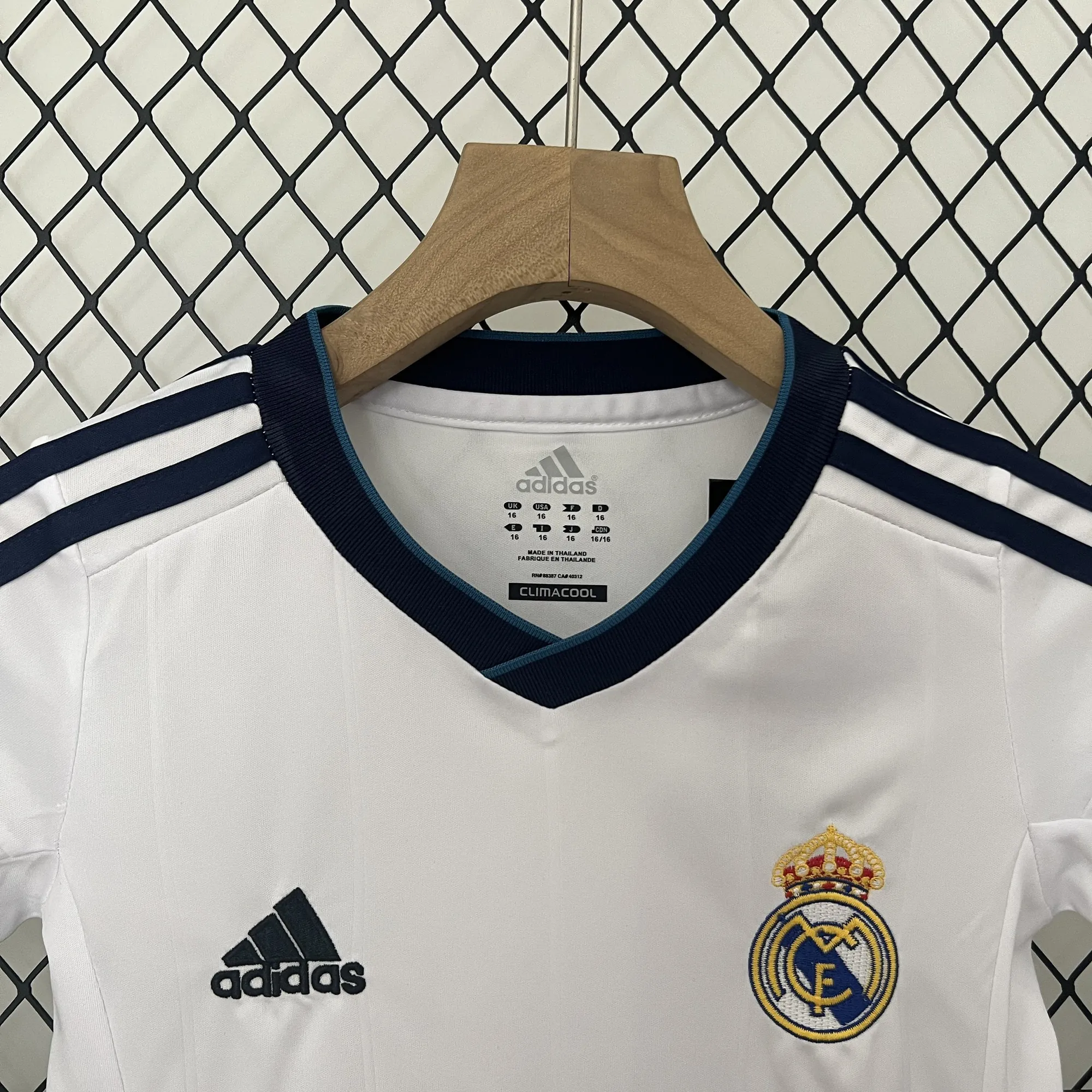 12-13 Real Madrid Home Retro Kid Kits Children Sets Best Jerseys Yupoo 8