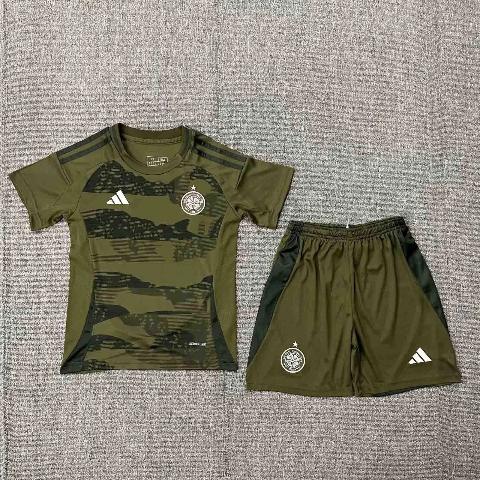 24-25 Celtic Third Kids Kits Youth Apparels AAAAJersey Supplier Yupoo 2