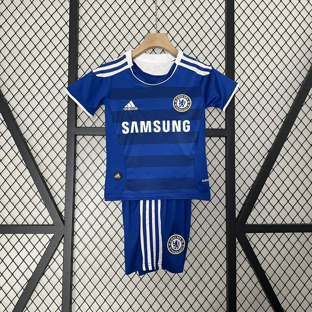 11-12 Chelsea Home Kids Retro Kits Children Shirt Football Jerseys Yupoo 9