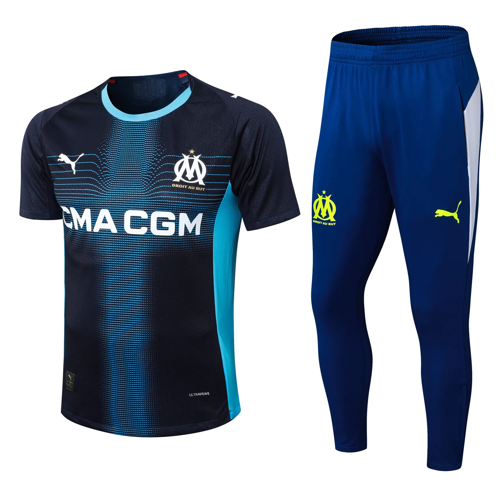 25-26 Marseille Away Player Version Training Kits Football Tracksuits 3