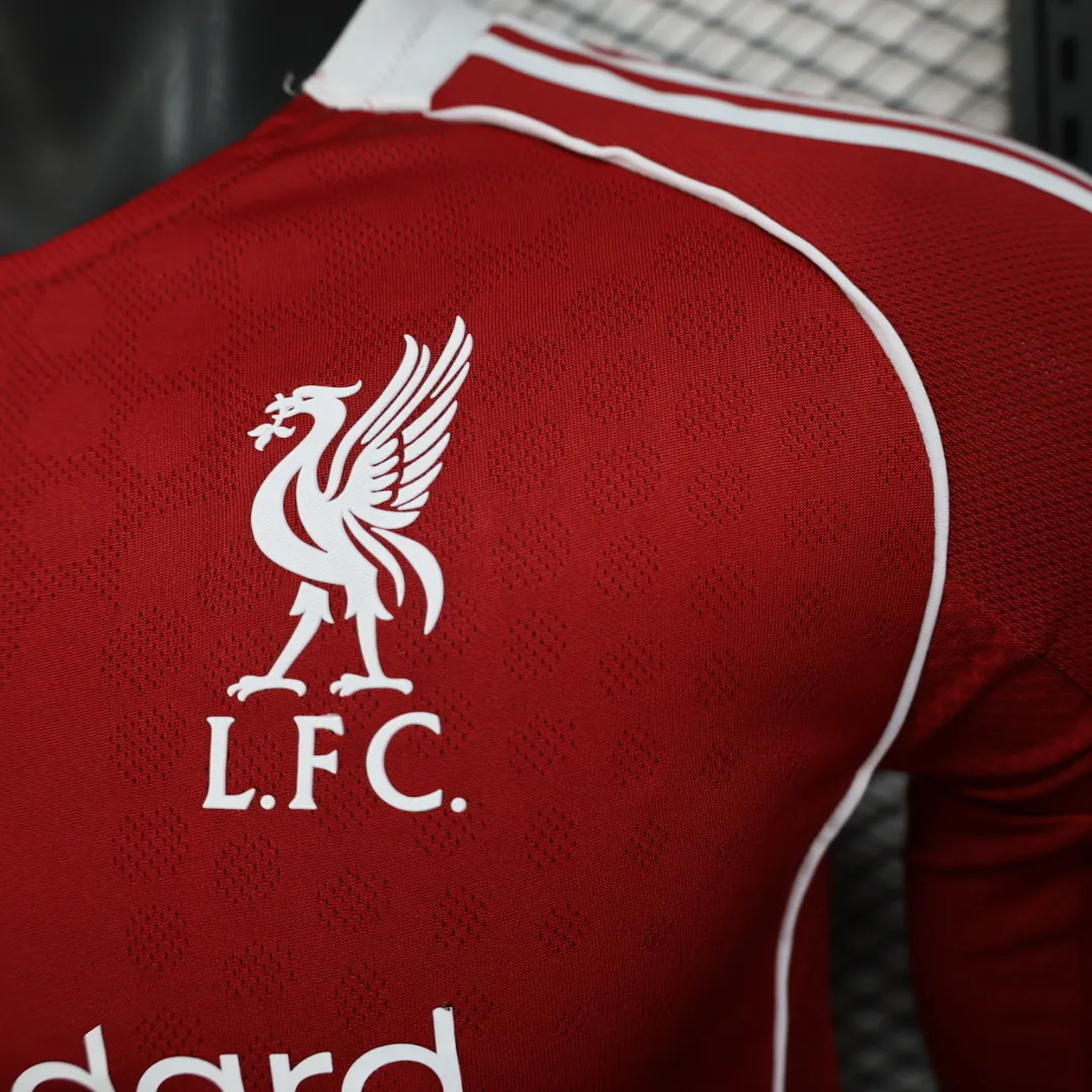 25-26 Liverpool Home Player Version Kit Football Long Sleeve Sino Shirt Sino AAAAJersey Supply Yupoo 7