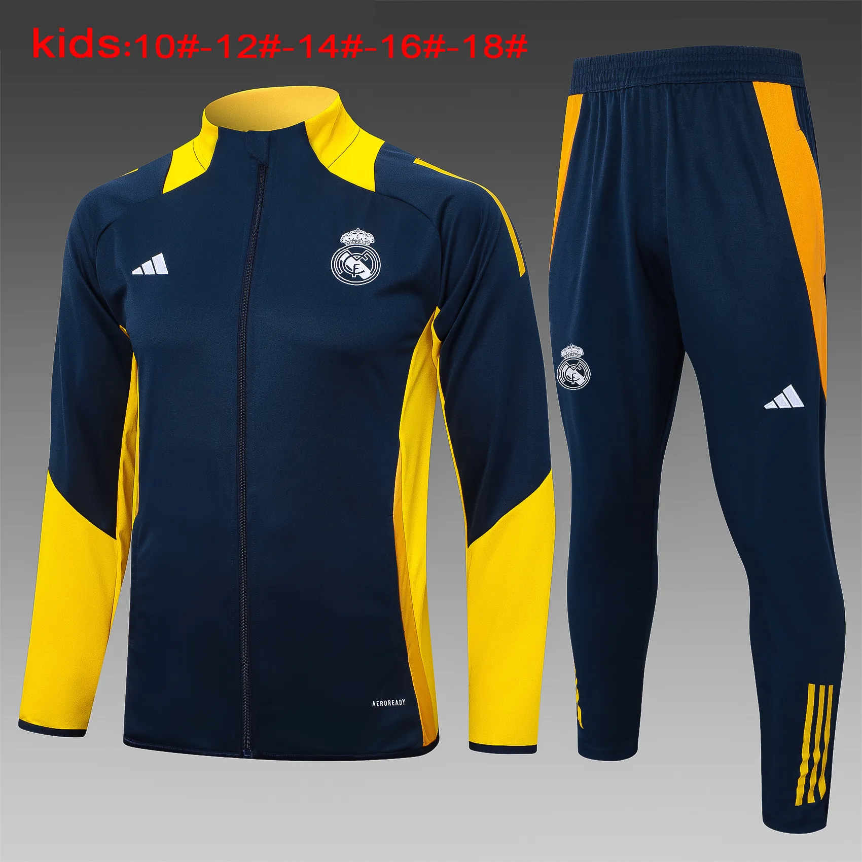 24-25 Real Madrid Kids Jackets Football Shirts 1