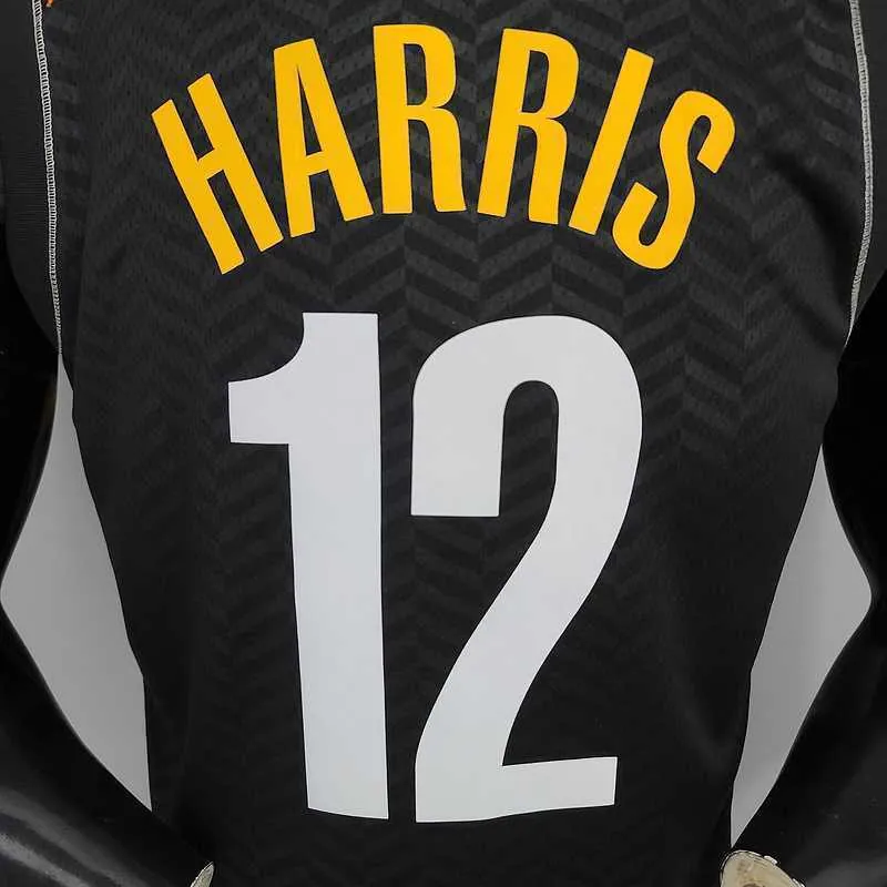 New Brooklyn Nets HARRIS#12 City Edition Black 3