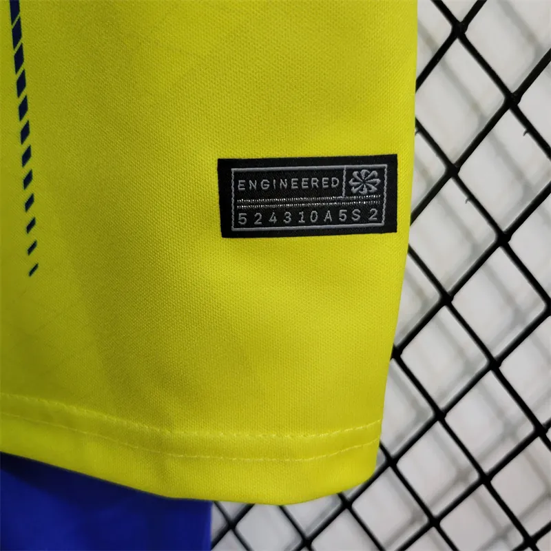 23-24 Kids Al Nassr Home Sizes 16-28 Soccer Jerseys 4