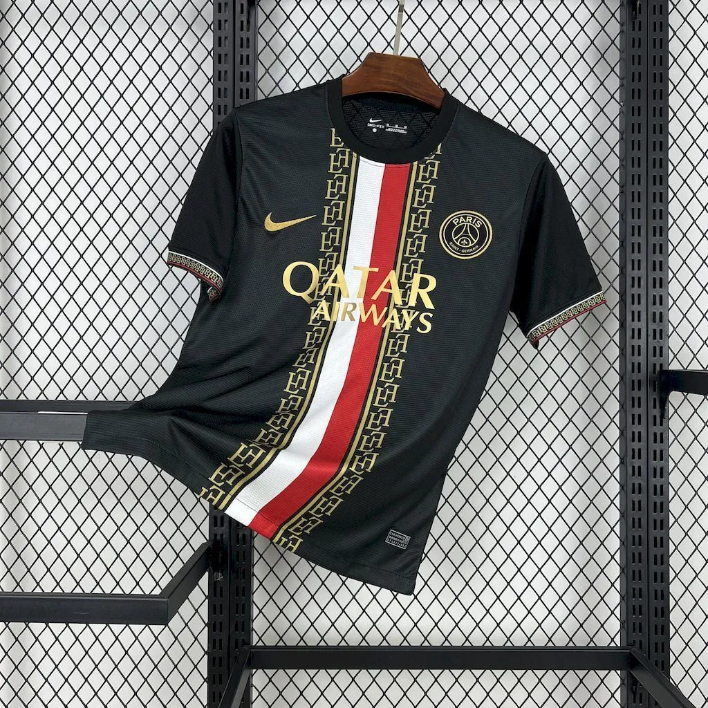 25-26 PSG Black Special Edition Shirt Soccer Uniform AAAAJersey Yupoo 6