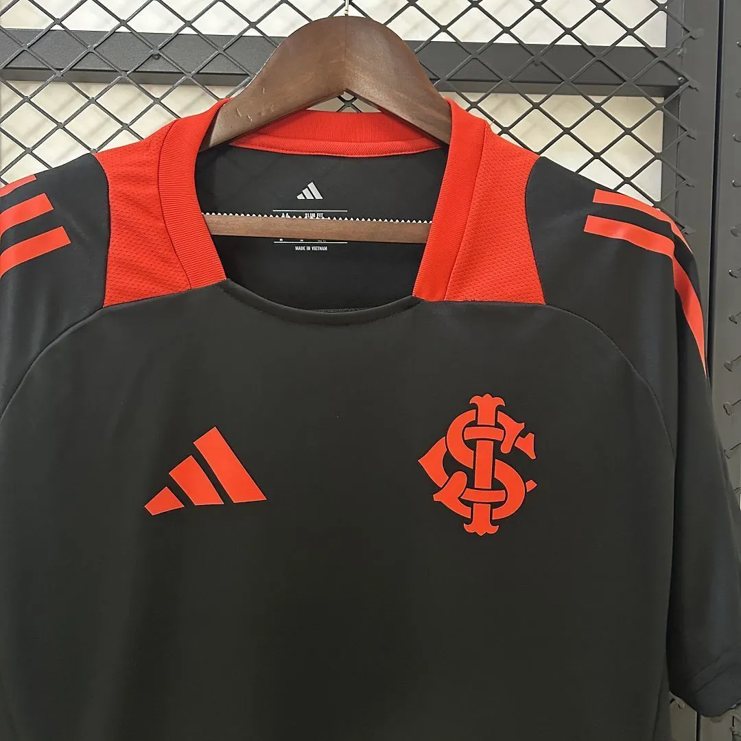 25-26 International Training Black Kit Soccer T-Shirt AAAAJersey Dropship Yupoo 1