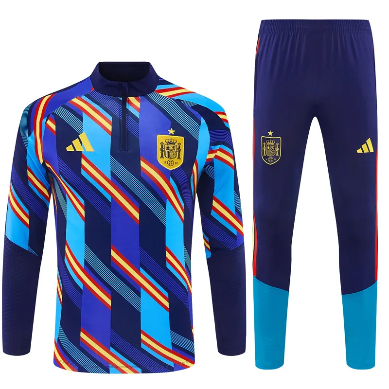 2026 Spain Mens Kit Football Aldult Training Long Sleeve Tracksuit Yupoo 5 5