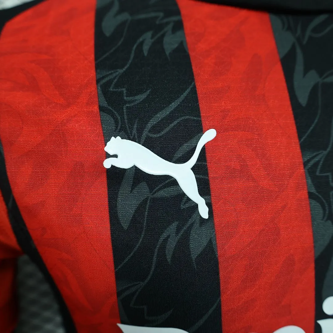 25-26 AC Milan Home Kit Player Version Shirt AAAAJersey Wholesale Yupoo 2
