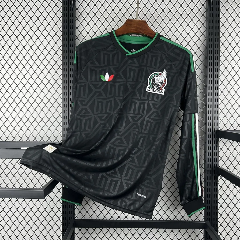 World Cup Jersey 2026 Mexico Mens Third Kit Football Long Sleeve T-Shirt AAAAJersey Supply Yupoo 2 2
