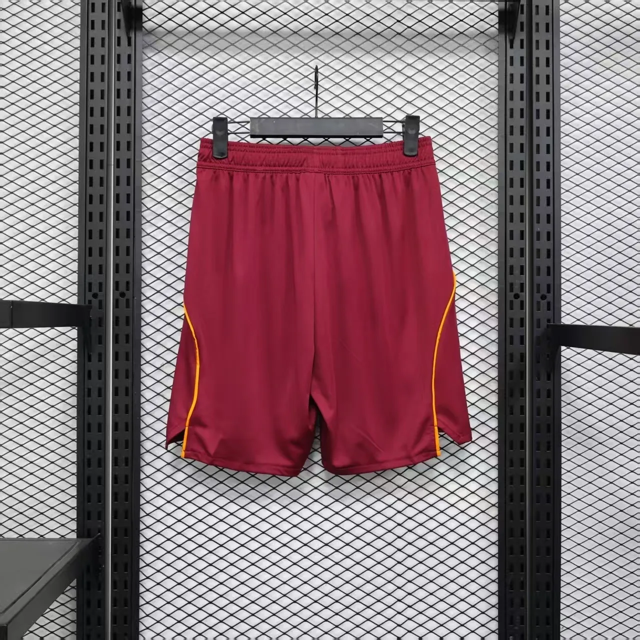 25-26 AS Roma home pants player version Shorts Football Uniform AAAAJerseys Dropshipping Yupoo 1