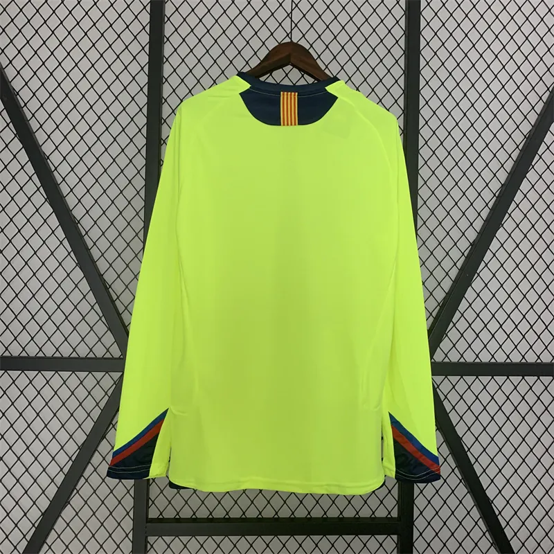 05-06 Barcelona away long sleeve retro jersye 7