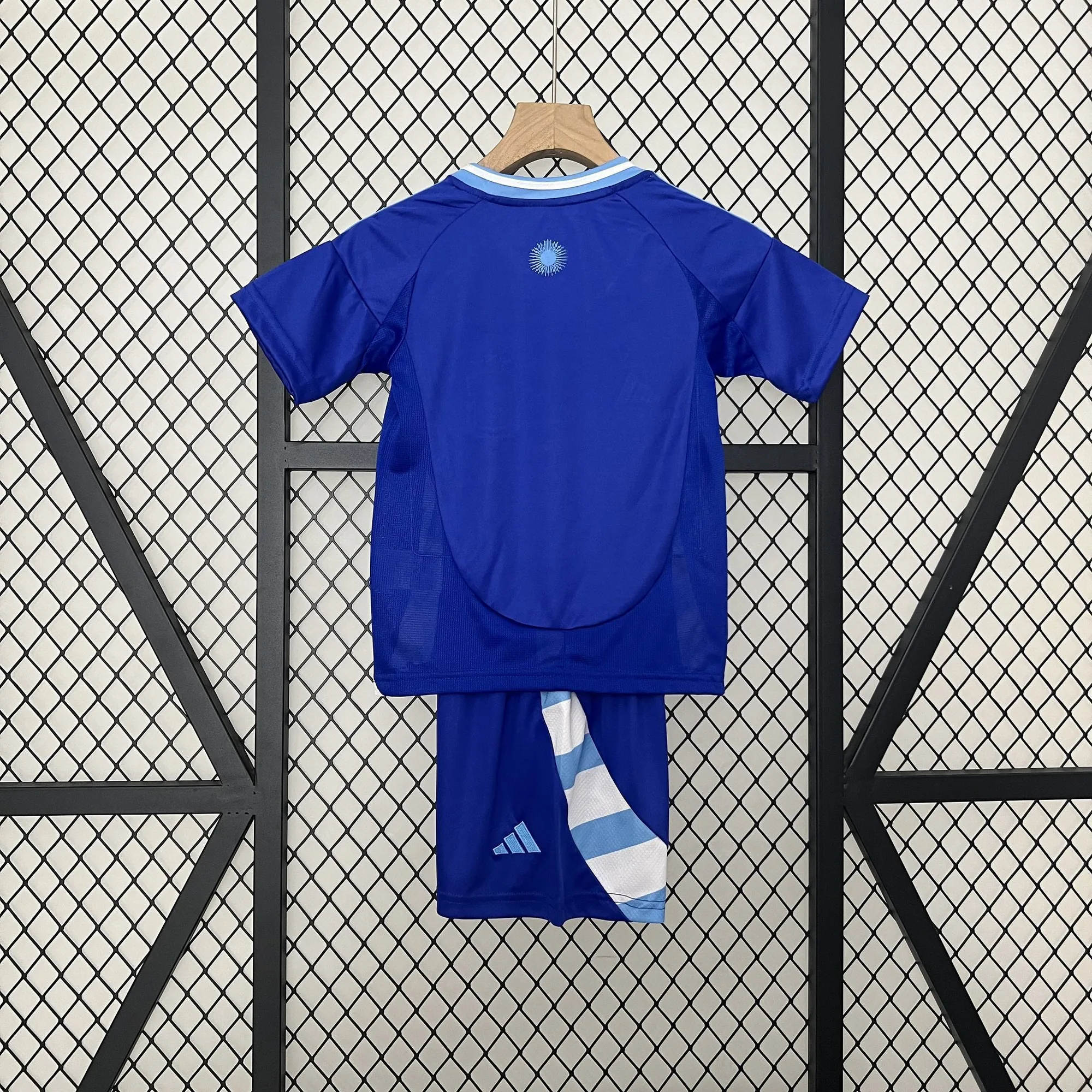 2024 Argentina Away Kid Kits Copa America Children Sets Football Replicas Yupoo 9