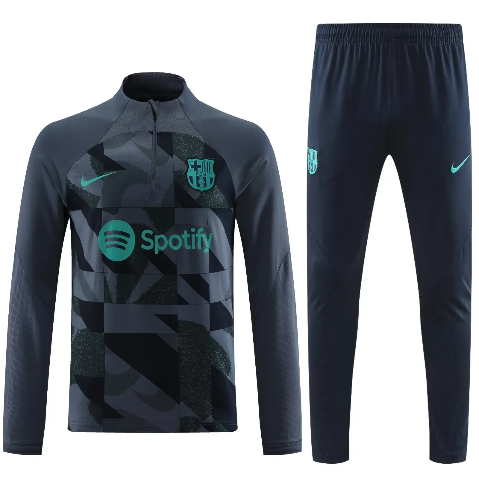 23-24 Barcelona Long Sleeve Training Suit Yupoo 3