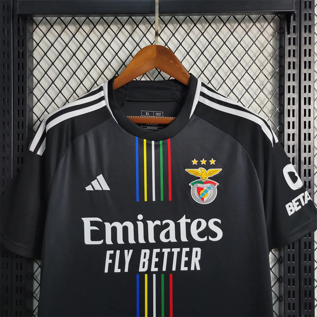 23-24 Benfica Away Kit Black Shirt Football Jerseys Yupoo 9
