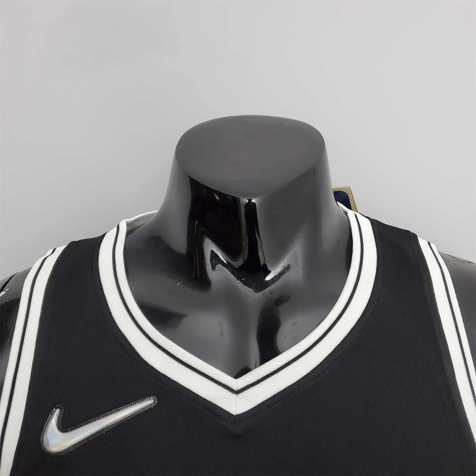 75th Anniversary Simmons #10 Nets Black NBA Jersey 2