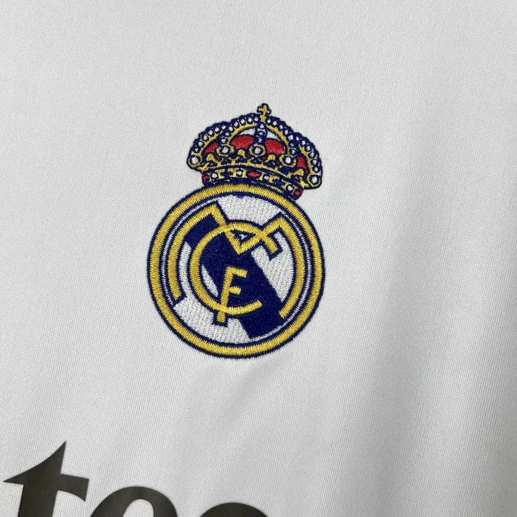 25-26 Real Madrid Home Long Sleeve Shirt Football Uniform AAAAJersey Supply Yupoo S-3XL 1