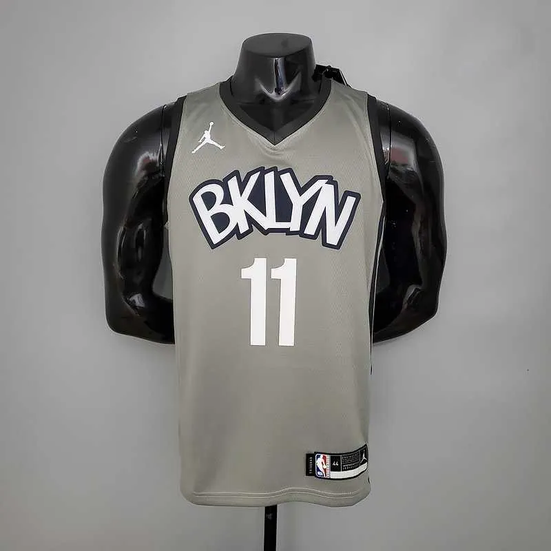 Irving #11 Brooklyn Nets City Edition Gray 9