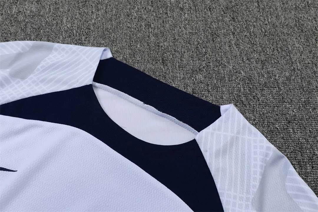 22-23 PSG Training Suit Short Sleeve Kit White1684405252000 13