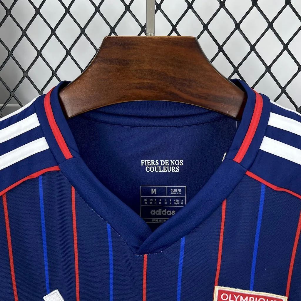 25-26 Lyon Away Shirt Football T-Shirt AAAAJersey Supply Yupoo 4