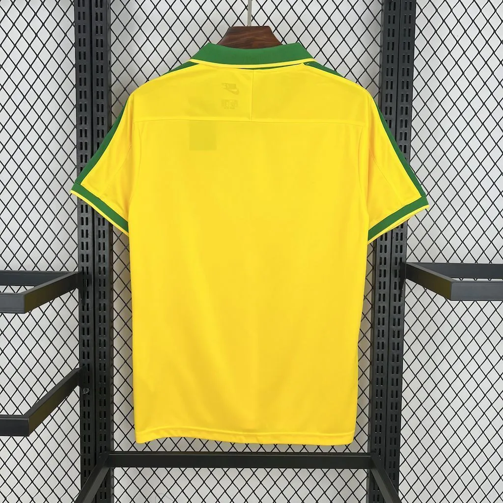 1997 Brazil Home Retro Kit Vintage Shirt AAAAJersey Supplier Yupoo 2