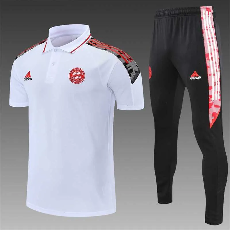 Polo Bayern white with red logo 22