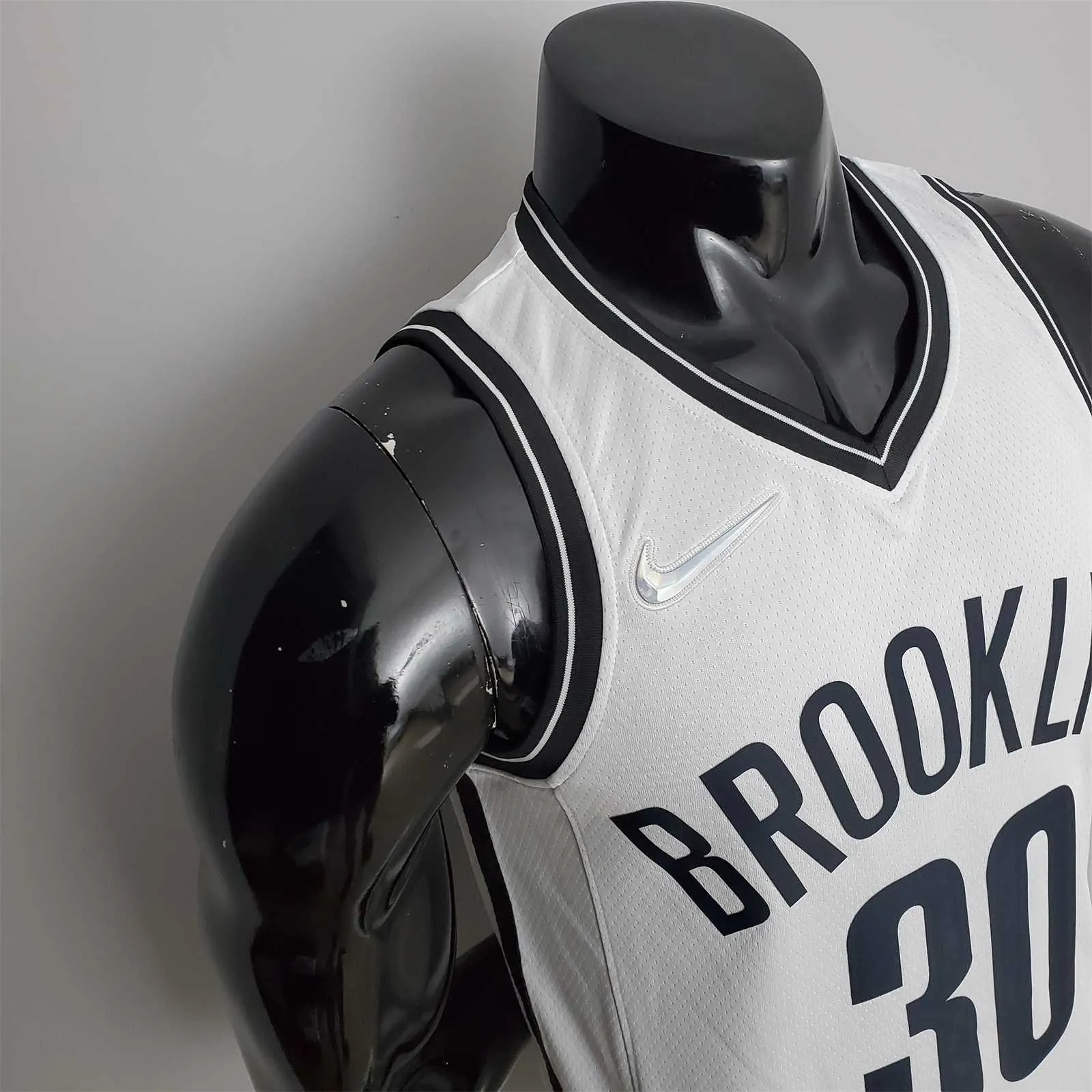 75th Anniversary Curry #30 Nets White NBA Jersey 9