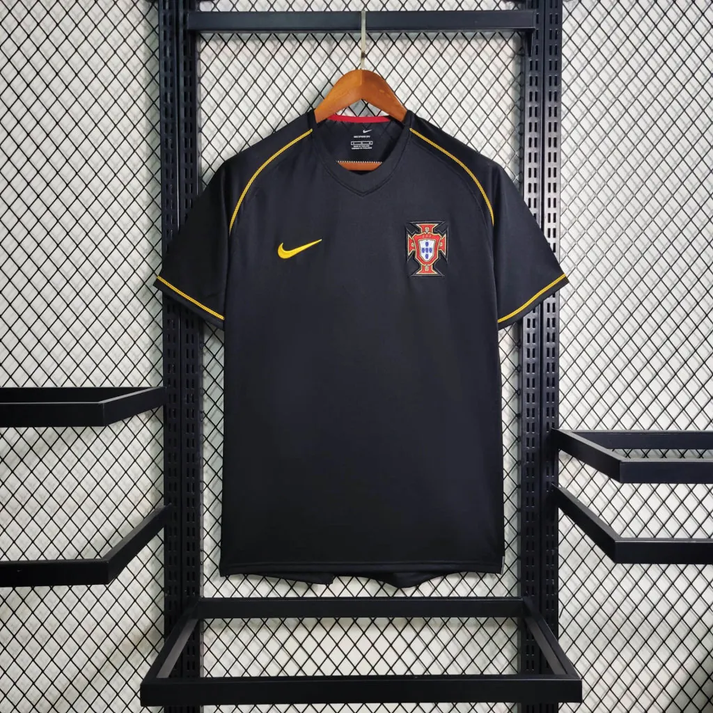 2006 Retro Portugal Away S-XXL Cheap Soccer Jerseys 6