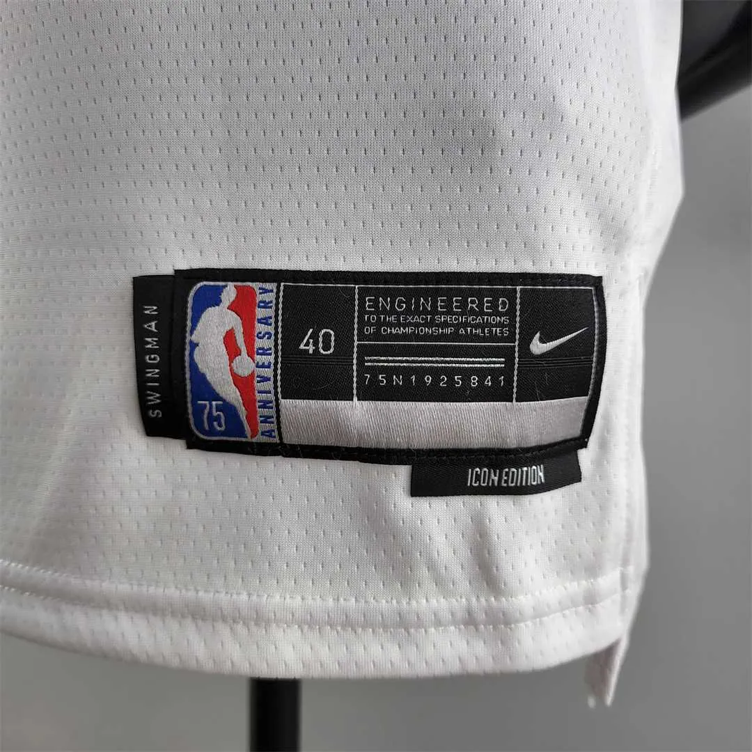 75th Anniversary IRVING #11 Los Angeles Lakers White NBA Jersey 1