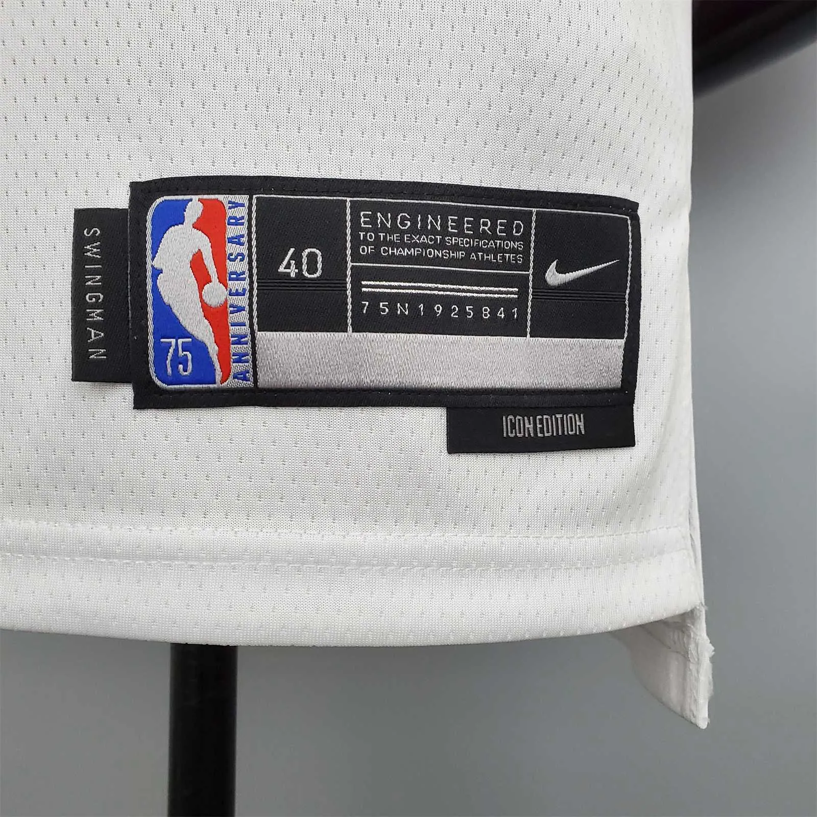 75th Anniversary Jordan #23 Bulls White 1