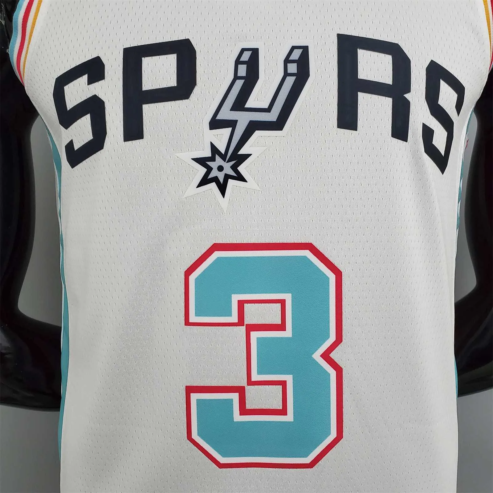 2022 season Johnson #3 Spurs City Edition white 8