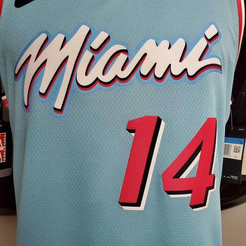 HERRO#14 Miami Heat V-neck blue 3