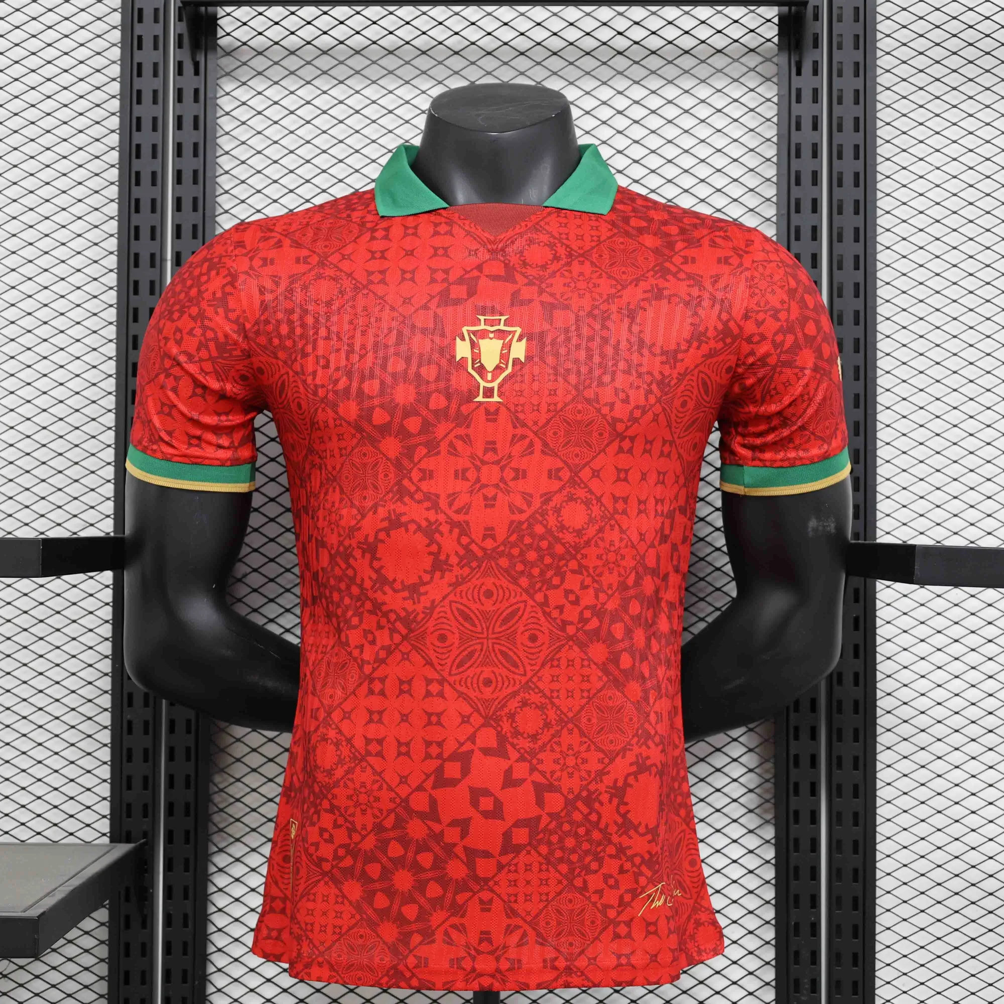 2024 Portugal Red Special Edition Kit Player Version Shirt AAAAJersey Supplier Yupoo 5