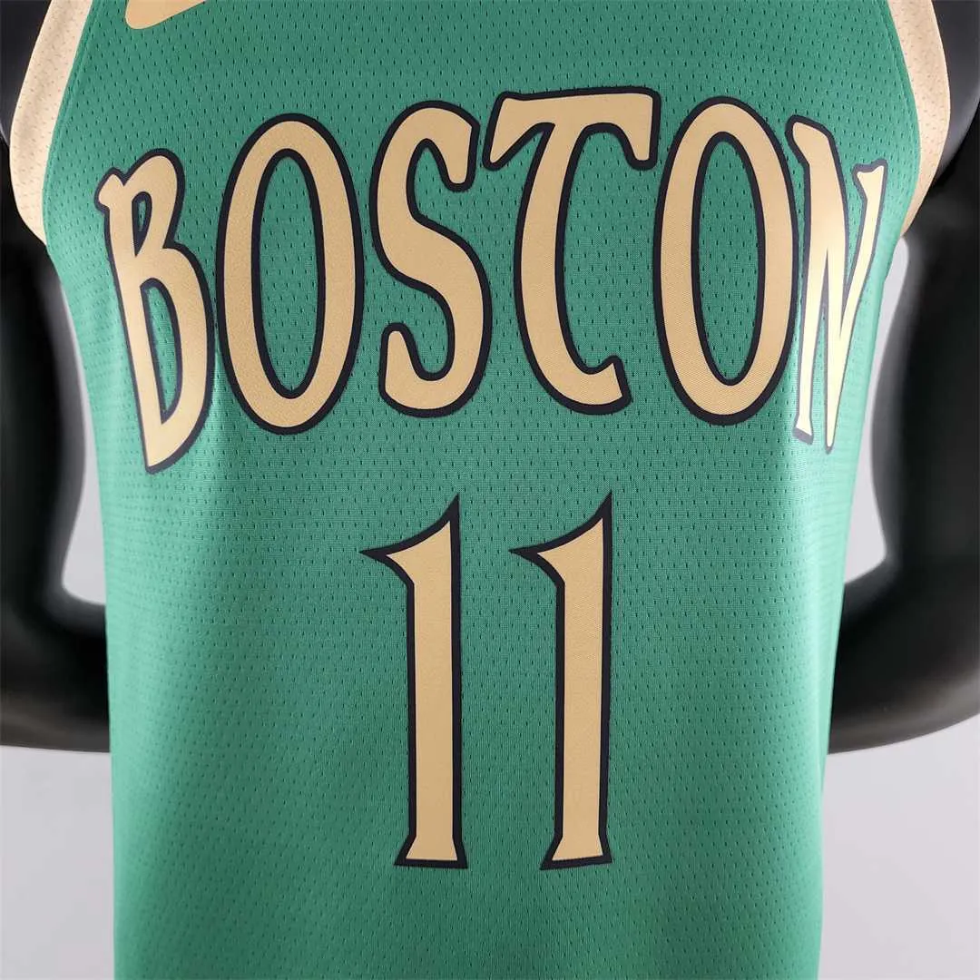2020 IRVING #11 Boston Celtics City Edition Green NBA Jersey 8