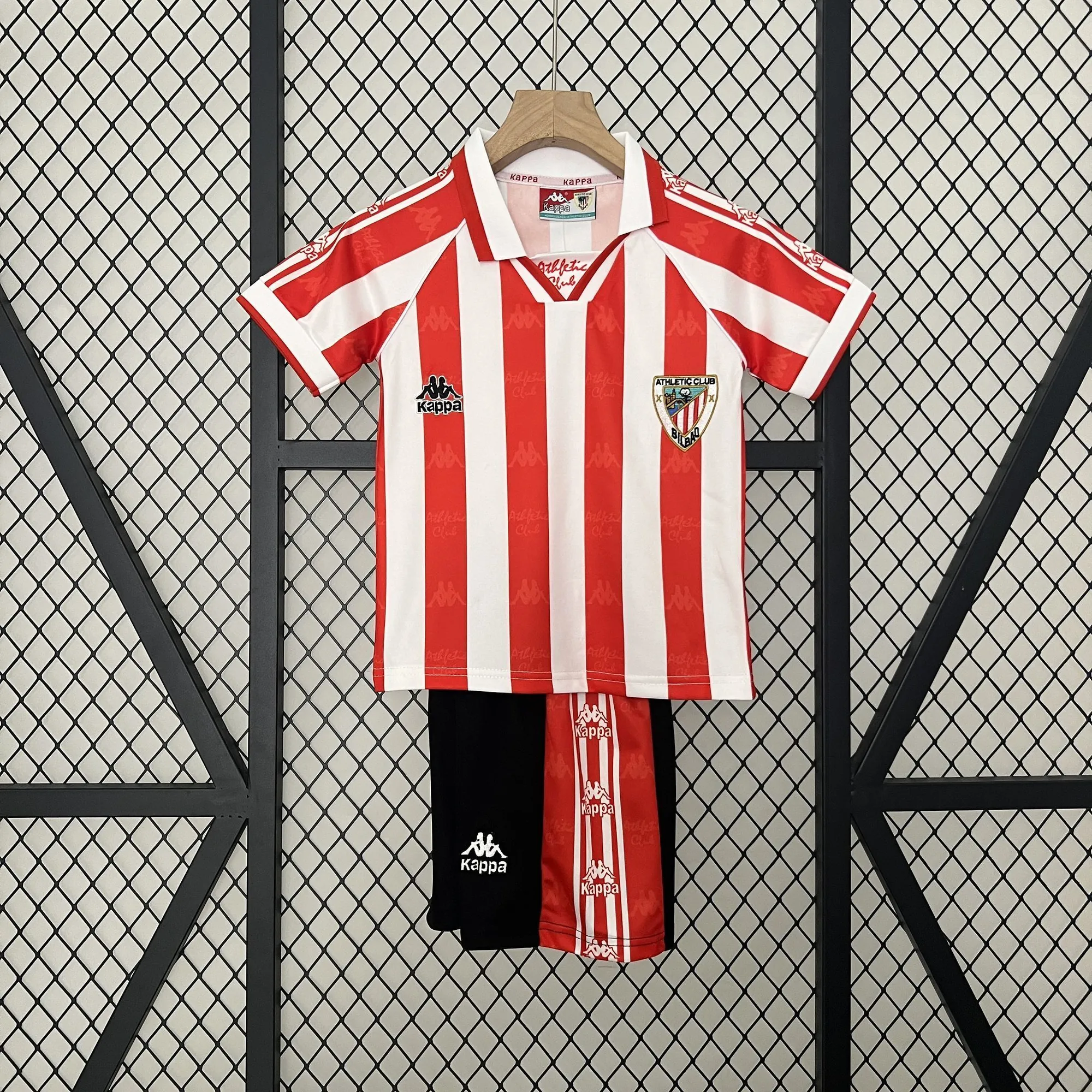 95-57 Athletic Bilbao Home Retro Kid Kits Youth Apparels AAAAJersey Wholesale Yupoo 8