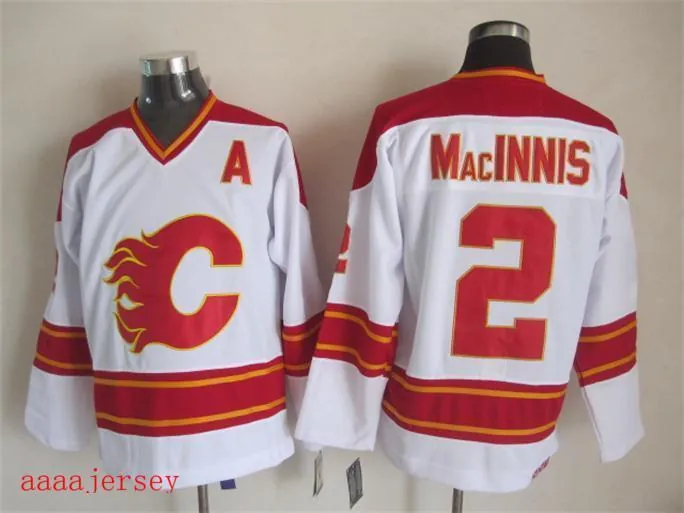 Calgary Flames retro ice hockey jersey M-3XL 卡加利火焰队复古冰球服 6
