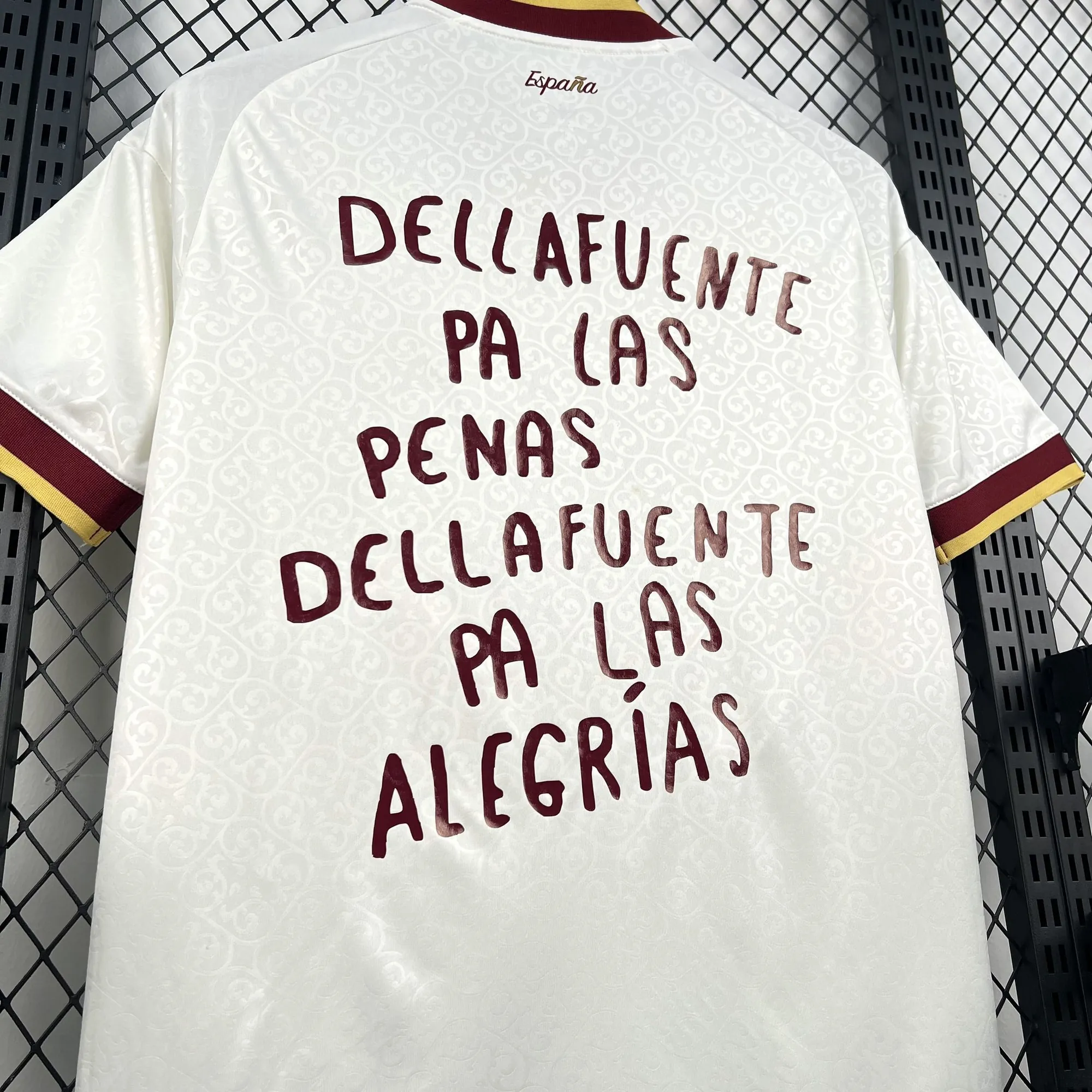 World Cup 2026 Spain x Dellafuente Mens Away Kit Football T-Shirt AAAAJersey Supply Yupoo 8 6