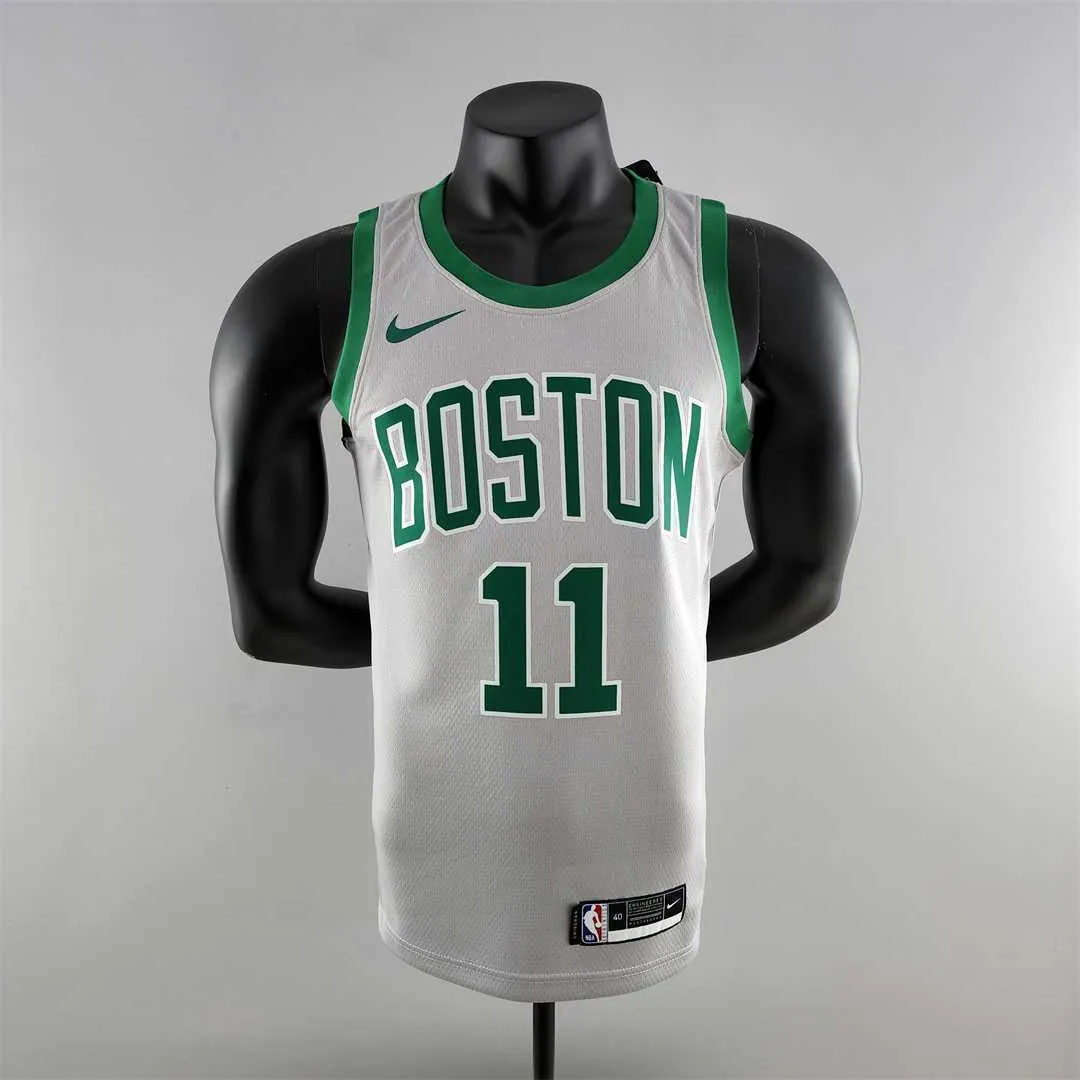 IRVING#11 Boston Celtics Grey NBA Jersey 10