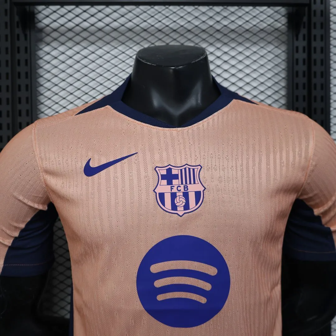 25-26 Barcelona 125th Anniversary Gold Special Edition Player Version Shirt AAAAJersey Wholesal 6