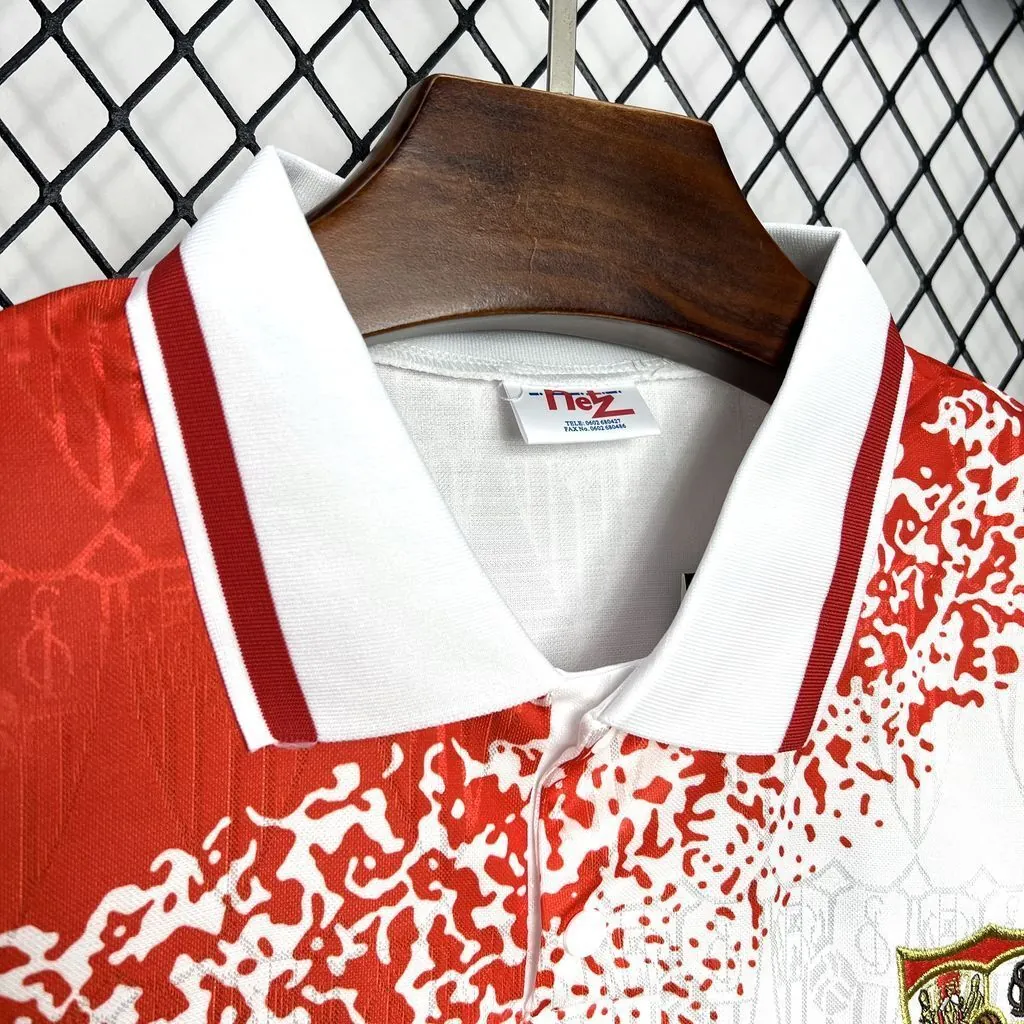 93-94 Sevilla Home Retro Kit Vintage Shirt Football AAAAJersey Yupoo 5